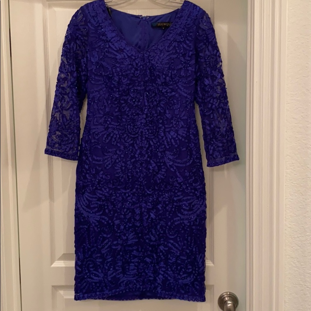 Sue Wong Beaded Cocktail Dress